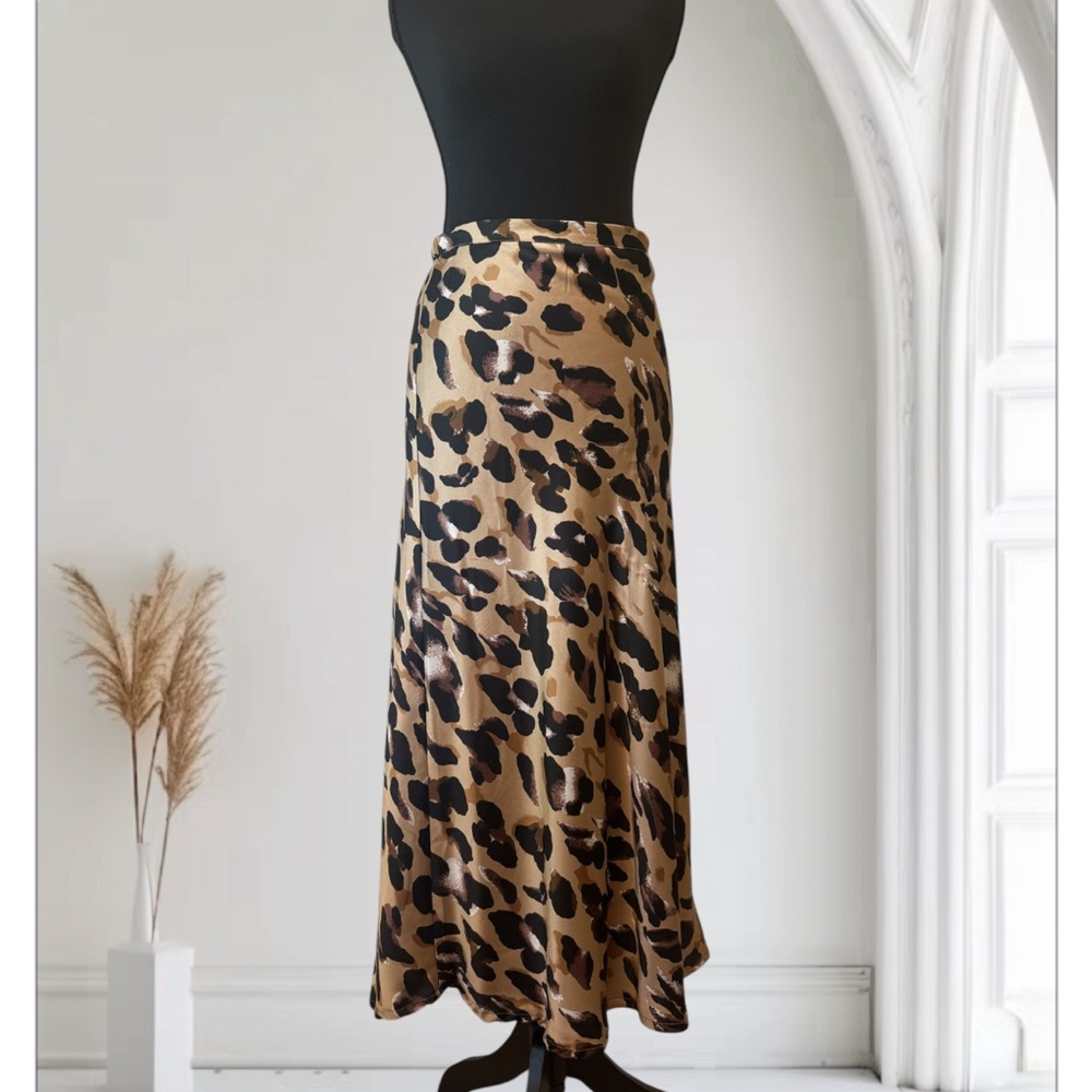 Leopard Print Women's Skirt